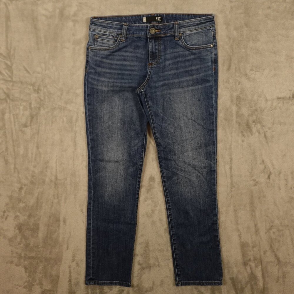 Kut from the Kloth jeans‎ Catherine Boyfriend women's 8 blue denim